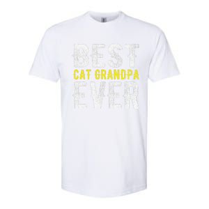 Best Cat Grandpa Ever Funny Softstyle CVC T-Shirt