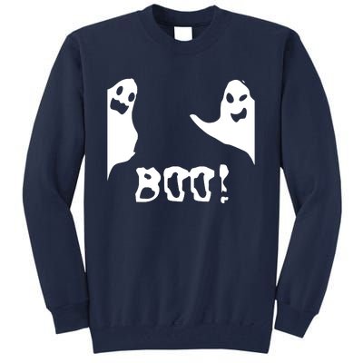 Boo Cute Ghost Retro Halloween Tall Sweatshirt