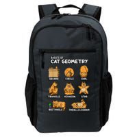 Basic Cat Geometry Cute Cat Cat Lover Cat Owner Math School Daily Commute Backpack