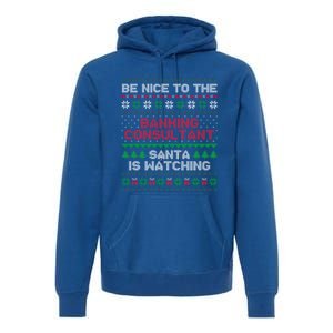 Banking Consultant Gift For Banking Consultant Ugly Sweater Gift Premium Hoodie