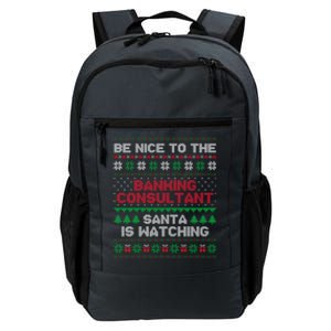 Banking Consultant Gift For Banking Consultant Ugly Sweater Gift Daily Commute Backpack