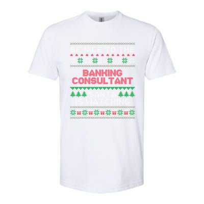 Banking Consultant Gift For Banking Consultant Ugly Sweater Gift Softstyle CVC T-Shirt