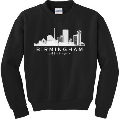 Birmingham City Graphic Silhouette Alabama Kids Sweatshirt