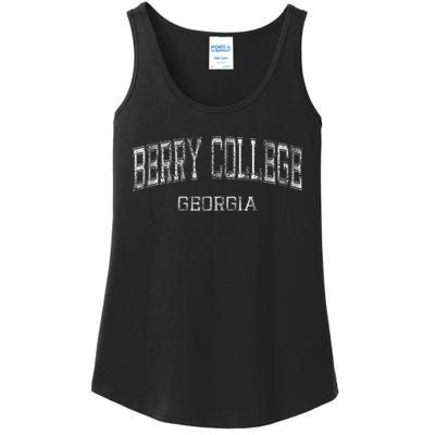 Berry College Georgia Retro Sports Design Ladies Essential Tank