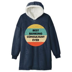 Banking Consultanmeaningful Gift Best Banking Consultant Ever Gift Hooded Wearable Blanket