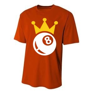 Billiards Crown Gift Performance Sprint T-Shirt