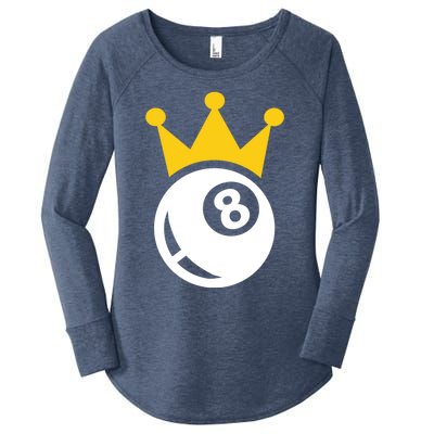 Billiards Crown Gift Women's Perfect Tri Tunic Long Sleeve Shirt