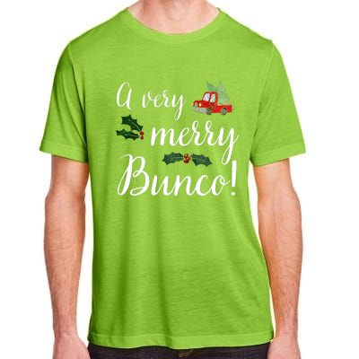 Bunco Christmas Gift Very Merry Bunco Adult ChromaSoft Performance T-Shirt