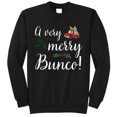 Bunco Christmas Gift Very Merry Bunco Sweatshirt