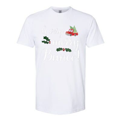 Bunco Christmas Gift Very Merry Bunco Softstyle® CVC T-Shirt