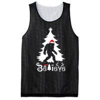 Bigfoot Christmas Gifts Funny Christmas Mesh Reversible Basketball Jersey Tank