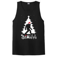 Bigfoot Christmas Gifts Funny Christmas PosiCharge Competitor Tank