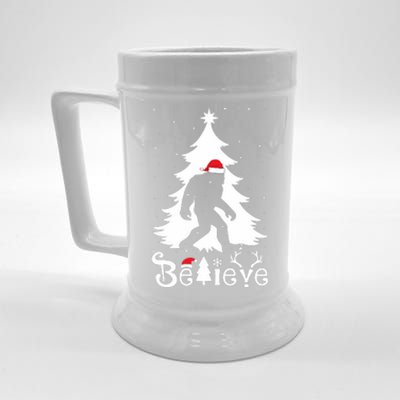 Bigfoot Christmas Gifts Funny Christmas Beer Stein