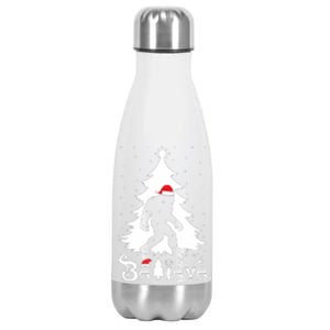 Bigfoot Christmas Gifts Funny Christmas Stainless Steel Insulated Water Bottle