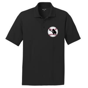 Baseball Catcher Gift PosiCharge RacerMesh Polo