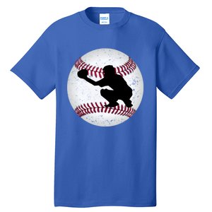 Baseball Catcher Gift Tall T-Shirt