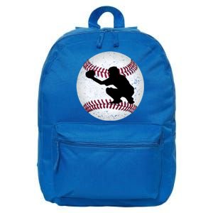 Baseball Catcher Gift 16 in Basic Backpack