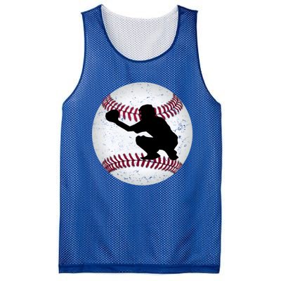 Baseball Catcher Gift Mesh Reversible Basketball Jersey Tank