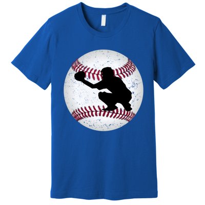 Baseball Catcher Gift Premium T-Shirt