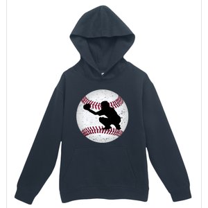 Baseball Catcher Gift Urban Pullover Hoodie