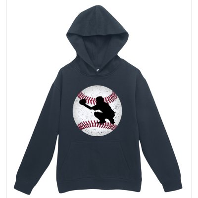 Baseball Catcher Gift Urban Pullover Hoodie