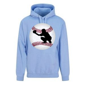 Baseball Catcher Gift Unisex Surf Hoodie