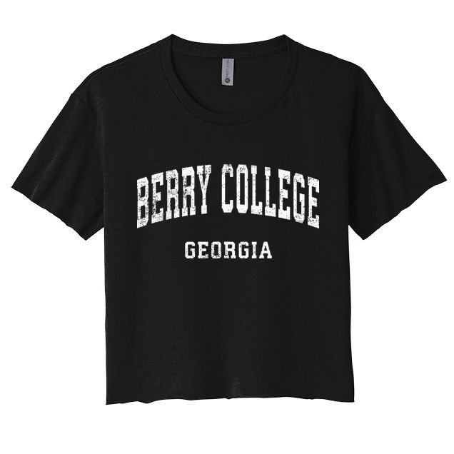 Berry College Georgia Ga Vintage Crop Top