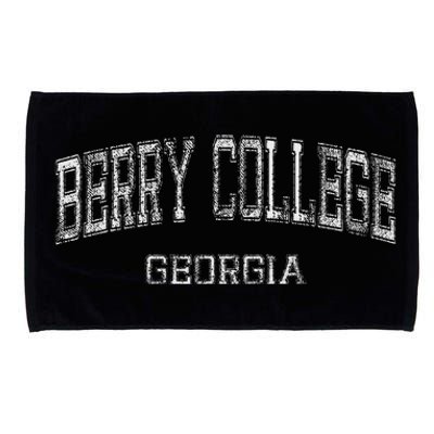 Berry College Georgia Retro Athletic Sports Microfiber Hand Towel