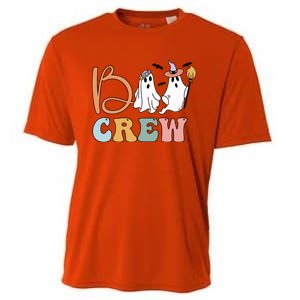 Boo Crew Ghost Witch Halloween Boo Ghost Costume Gift Cooling Performance Crew T-Shirt