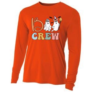 Boo Crew Ghost Witch Halloween Boo Ghost Costume Gift Cooling Performance Long Sleeve Crew