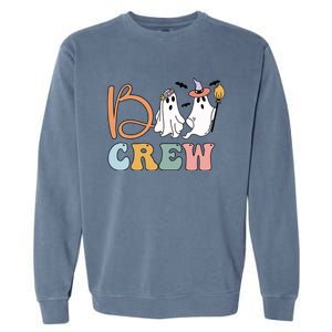 Boo Crew Ghost Witch Halloween Boo Ghost Costume Gift Garment-Dyed Sweatshirt