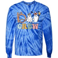 Boo Crew Ghost Witch Halloween Boo Ghost Costume Gift Tie-Dye Long Sleeve Shirt