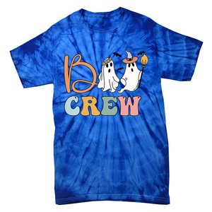 Boo Crew Ghost Witch Halloween Boo Ghost Costume Gift Tie-Dye T-Shirt