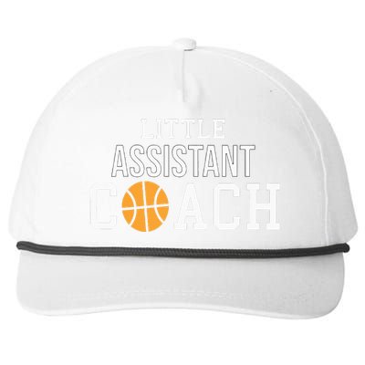 Basketball Coach Gift For Child Assistant Coach Snapback Five-Panel Rope Hat