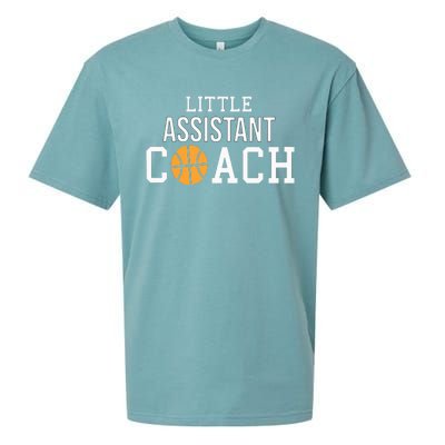 Basketball Coach Gift For Child Assistant Coach Sueded Cloud Jersey T-Shirt