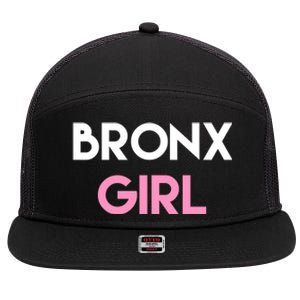 Bronx Cool Gift 7 Panel Mesh Trucker Snapback Hat