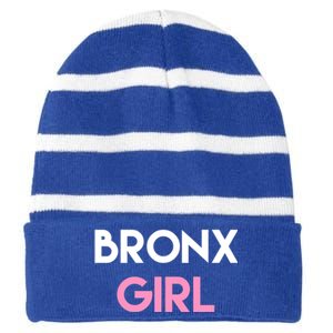 Bronx Cool Gift Striped Beanie with Solid Band