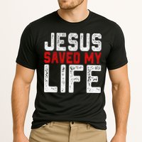 BOLD Christian Gift Jesus Saved My Life Cooling Performance Crew T-Shirt