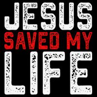 BOLD Christian Gift Jesus Saved My Life Impact Tech Backpack