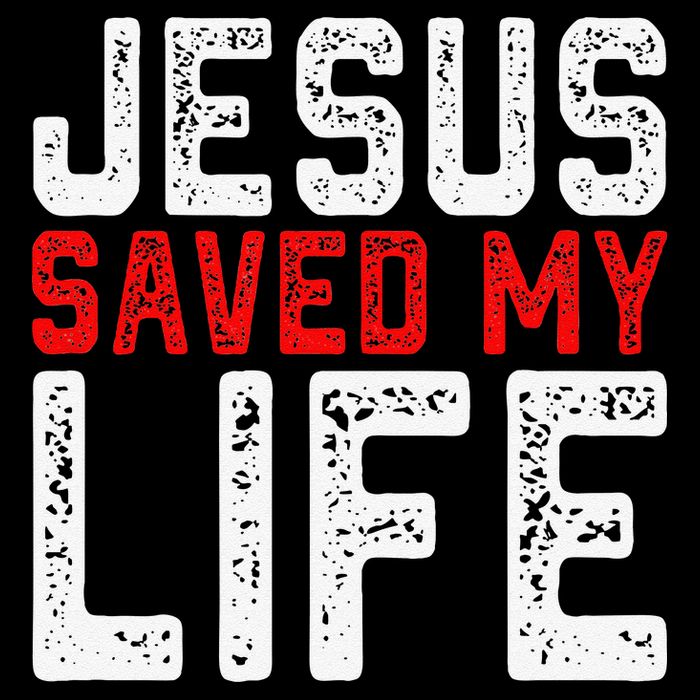 BOLD Christian Gift Jesus Saved My Life Impact Tech Backpack