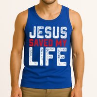 BOLD Christian Gift Jesus Saved My Life Tank Top