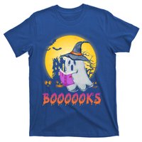 Boooks Cute Ghost Book Reading Halloween Costume Gift T-Shirt