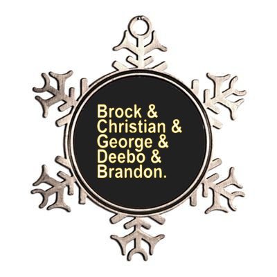 Brock Christian George Deebo Brandon Metallic Star Ornament