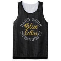 Blue Collar Hard Work No Handouts Mesh Reversible Basketball Jersey Tank