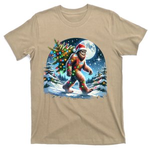 Bigfoot Christmas Holiday Sasquatch Xmas T-Shirt