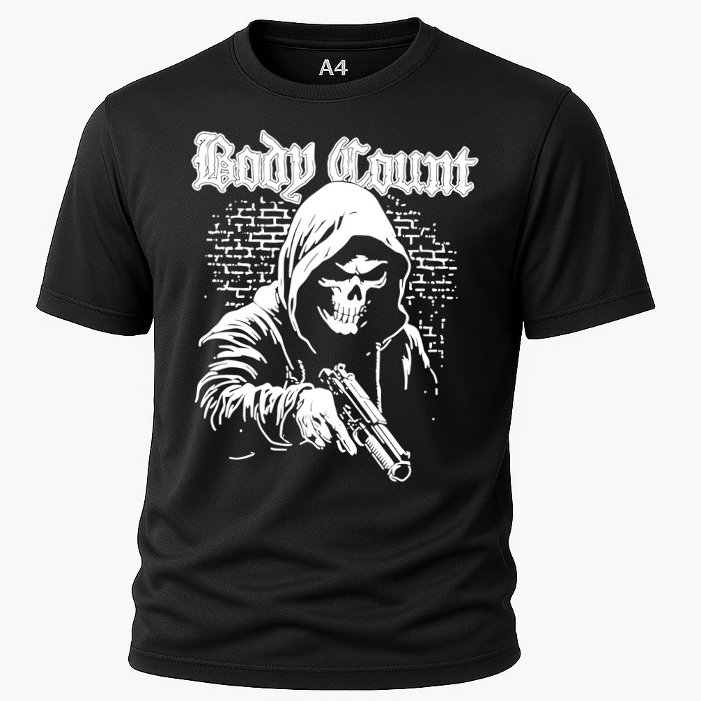 Body Count Hooded Skull Cooling Performance Crew T-Shirt