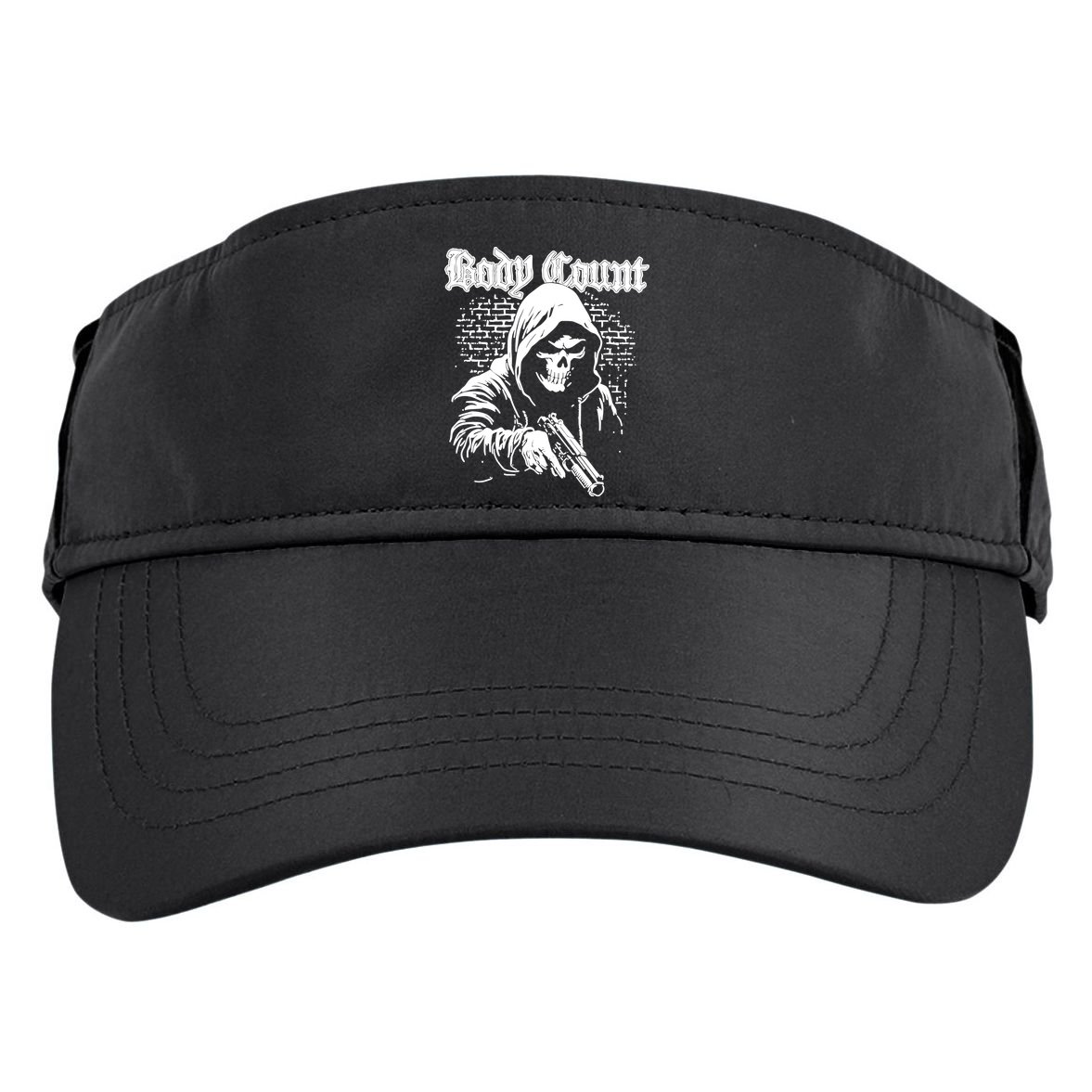 Body Count Hooded Skull Adult Drive Performance Visor
