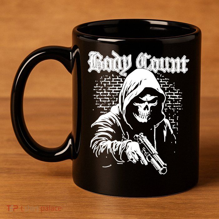 Body Count Hooded Skull 11oz C Handle Ceramic Mug