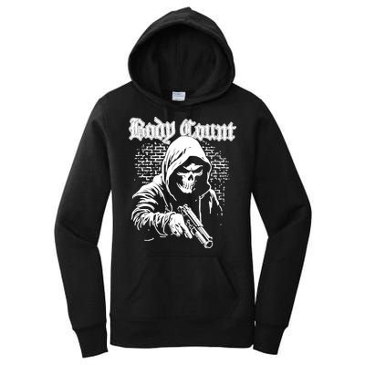 Body Count Hooded Skull Women's Pullover Hoodie