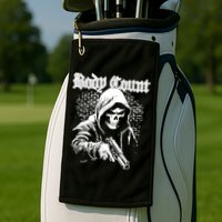 Body Count Hooded Skull Golf Towel
